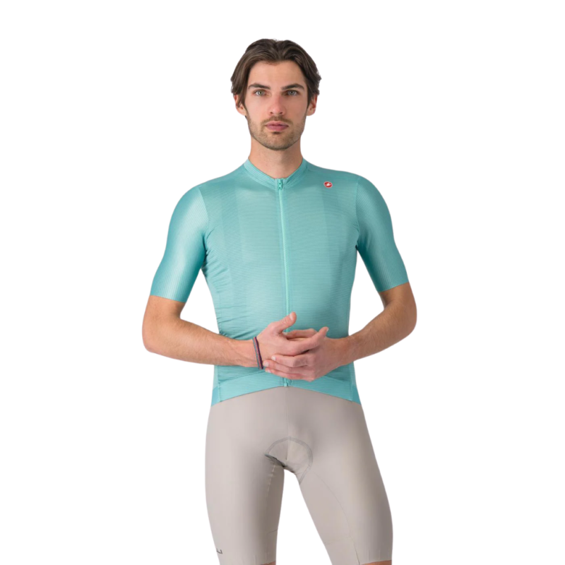 CASTELLI ESPRESSO JERSEY POOL BLUE/BACK REFLEX L