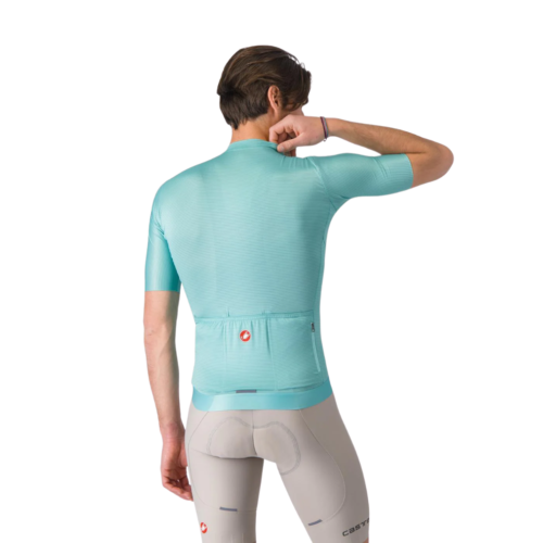 CASTELLI ESPRESSO JERSEY POOL BLUEBACK REFLEX S (2) CASTELLI ESPRESSO JERSEY POOL BLUE/BACK REFLEX S