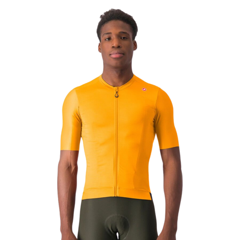 CASTELLI ESPRESSO JERSEY VIVID ORANGE/DARK GRAY L