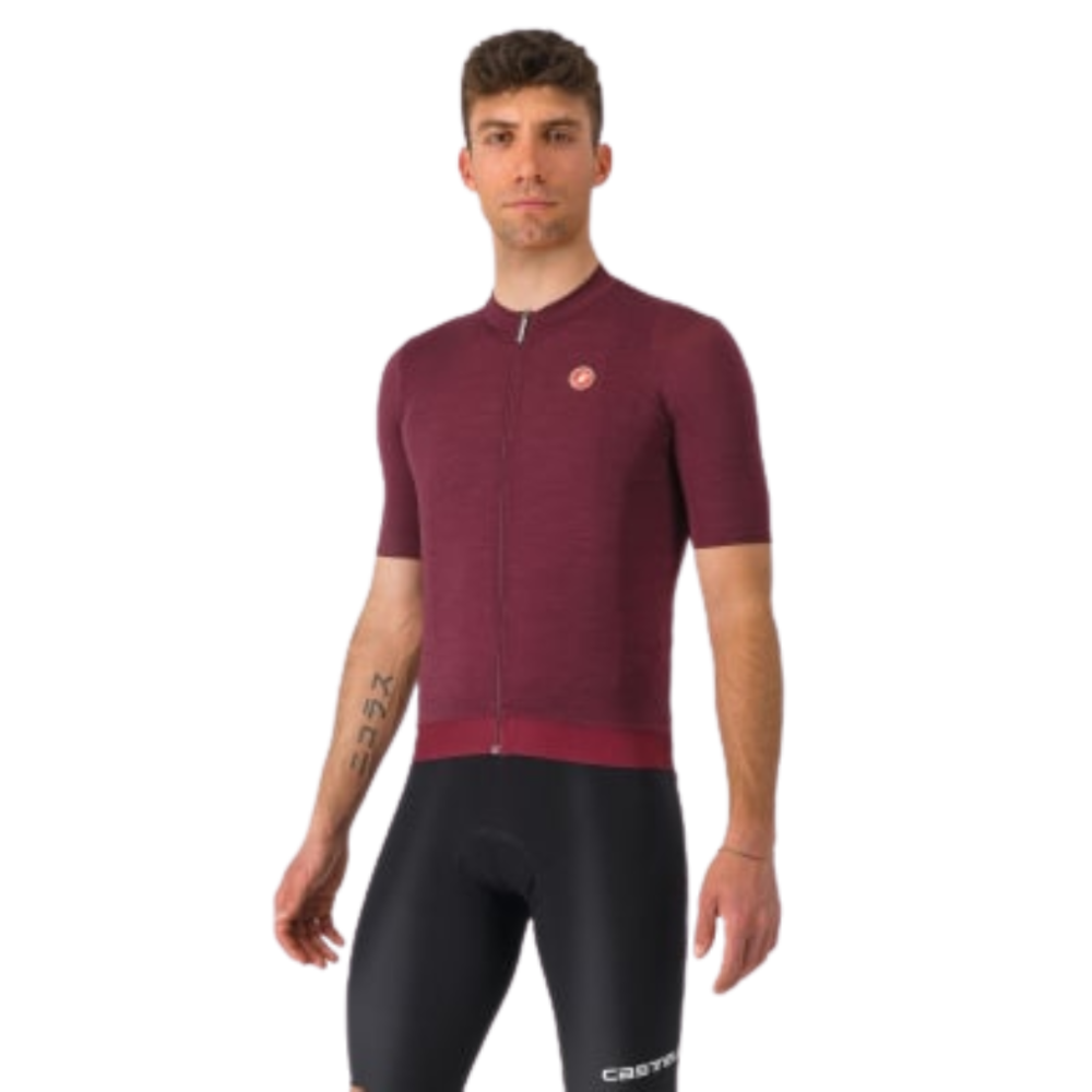 CASTELLI ESSENZA JERSEY RED WINE M